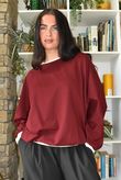Salone Bubble Top Burgundy